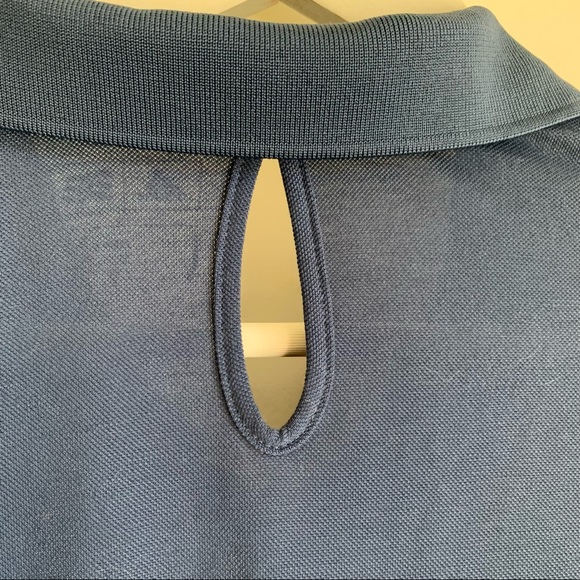 NWT ADIDAS Golf Navy Top Adjustable Hem Keyhole Back - Picture 9 of 10